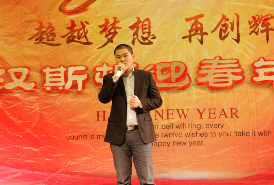 年會上，代理商分享市場經驗